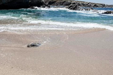 Waves at the beach. Stock Photos