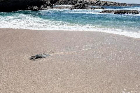 Waves at the beach. Stock Photos