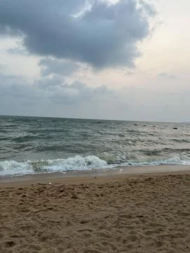 Waves on the beach Stock Photos