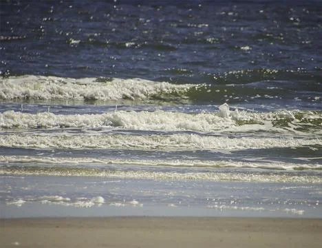 Waves at the Beach Foto stock