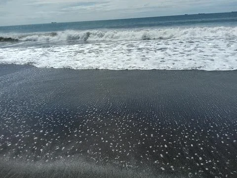 Waves on the beach Foto stock