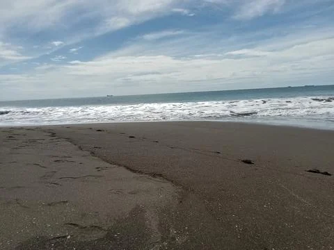 Waves on the beach Foto stock