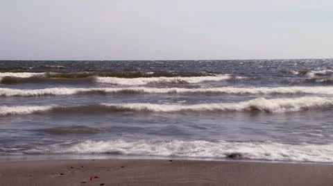 Waves On Beach Time Lapse Stock Footage 22778166