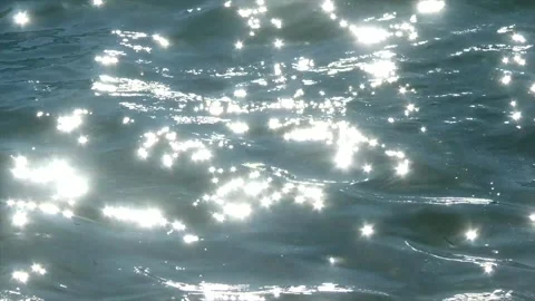 Waves on a beach with very beautiful shining light reflection on water. Stock Footage 271626206