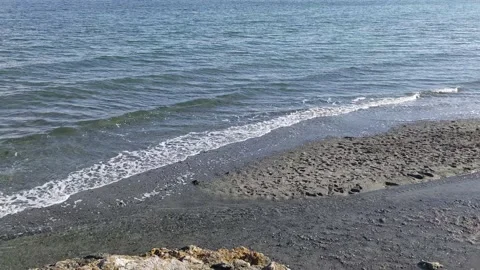 Waves on the beach at Willow's Beach Vídeo Stock 190823829