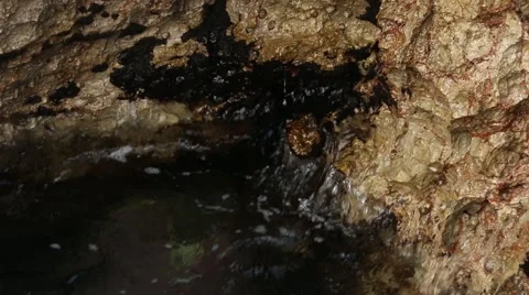 Waves beating rocks on the shore sound 2 스톡 동영상 42566930