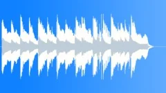 Waves of Beauty Piano 16s (inspirational bittersweet flowing hopeful sad moving) Stock Music