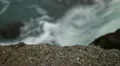 Waves between marine rocks HD Footage