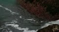 Waves between marine rocks HD Footage