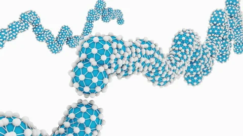 Waves of black cubes on a white background. 스톡 동영상 229078228