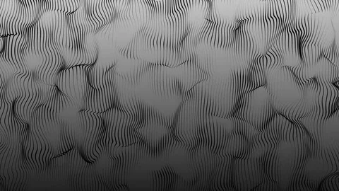 Waves, black curves. Stock Footage 77641910