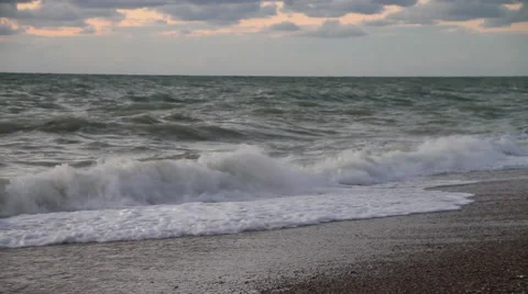 Waves of the Black Sea 02 Stock Footage 41400606