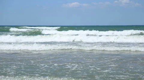 Waves of the Black Sea Stock Footage 52822899