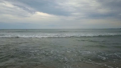 Waves black sea. Video stock 97834794