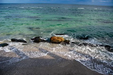 Waves of the Black Sea. Stock Photos
