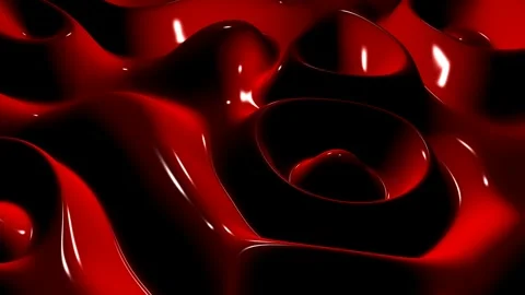 Waves of Blood, Reflection, Background, Exclusive, 3D Render Stock Footage 268739996