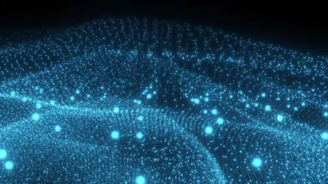 Waves blue Stock Footage 245837964