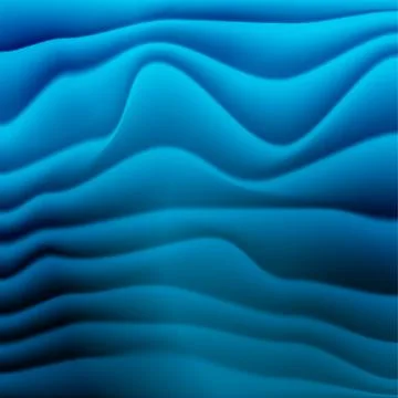 Waves blue. Stock Illustration