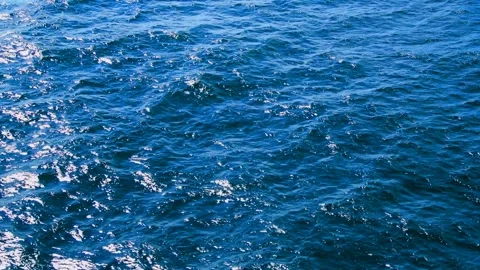 Waves of blue ocean. Stock Footage 340259698