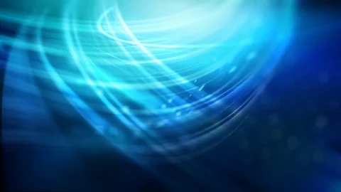 Waves blue particles abstract Stock Footage 91118548