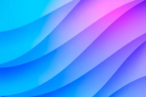 Waves Blue Pink Texture. Elegant Abstract  Wave Background with Smooth Curv.. Foto stock