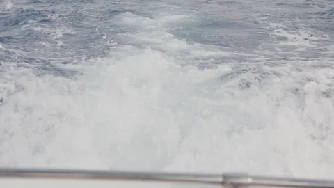 Waves from boat Stock Footage 170793300