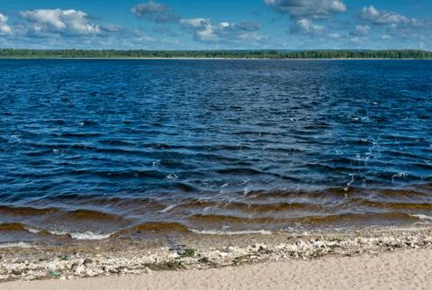 Waves break on the beach 2 Stock Photos