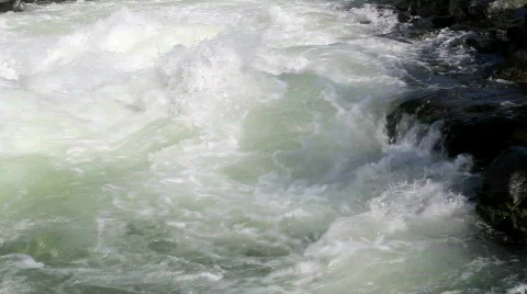 Waves Break Shoreline Video stock 853868