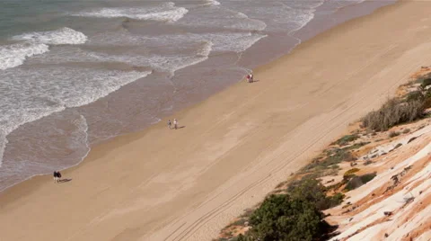 Waves Breaking From Above Background C Stock Footage 49795501