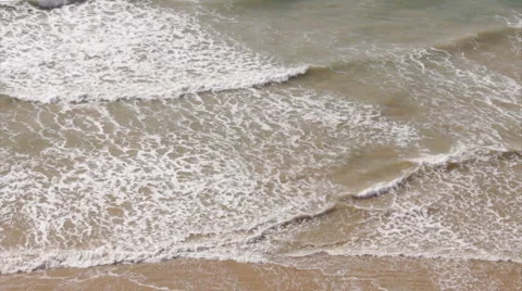 Waves Breaking From Above Background Stock Footage 49730685