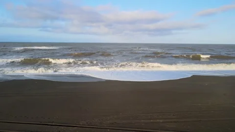 Waves Breaking on the Beach Stock-Footage 317300897