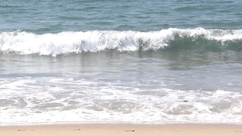 Waves Breaking Stock Footage 79502168