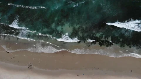 Waves Breaking Stock Footage 171686877