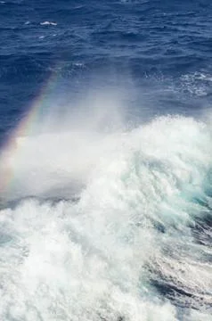 Waves breaking Stock Photos