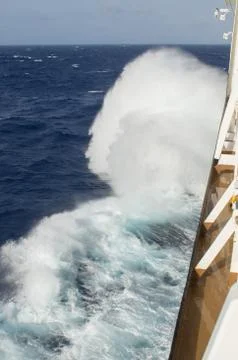 Waves breaking Stock Photos