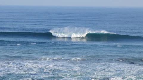 Waves Breaking at Port Phillip Bay 库存影片 291920577