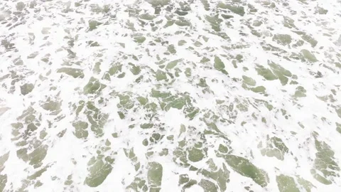 Waves Breaking On Sea Shore, Waves Breaking On Sea Shore, Early morning waves co Stock Footage 288122007