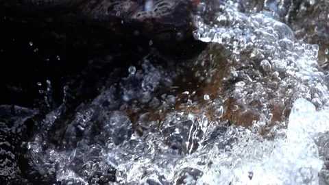 Waves breaking on shore. Stock Footage 98427601