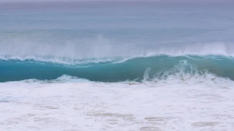 Waves at Cacimba do Padre Beach, Fernando de Noronha archipelago Video stock 172047475