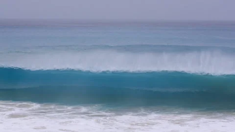 Waves at Cacimba do Padre Beach, Fernando de Noronha archipelago Stock Footage 172047487