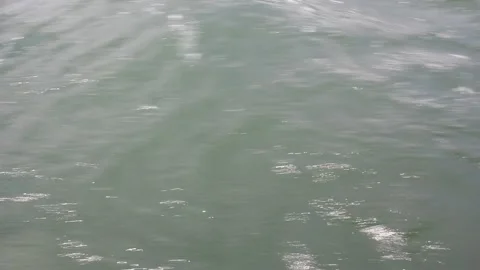 Waves captured at a boat trip neat Toronto Stock Footage 135340118