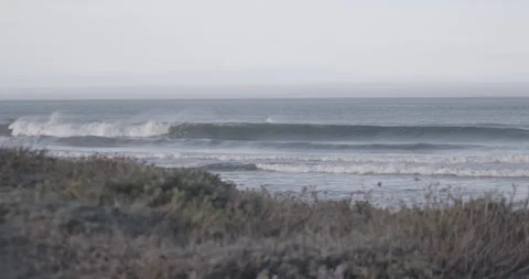 Waves Of The Central Coast Of California Stock Footage 302939340
