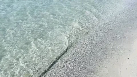 Waves in the clear sea Stock Footage 156163976