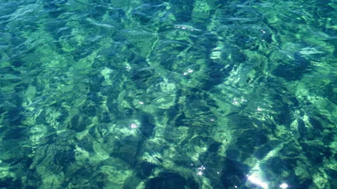 Waves in the clear sea 動画素材 260302135