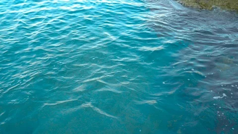 Waves on cliffs and shore Stock Footage 114801188