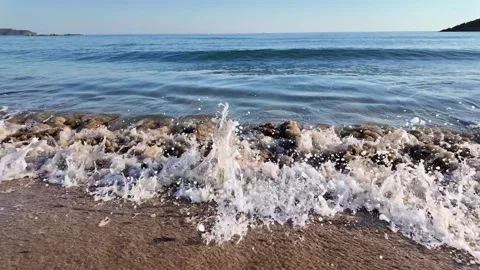 Waves close up Stock Footage 284175978