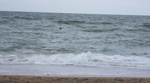 Waves at the Coast Stock Footage 66785404