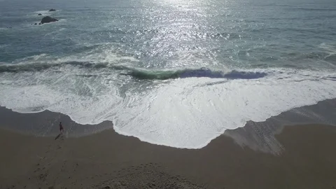 Waves on the Coast Video stock 81970489