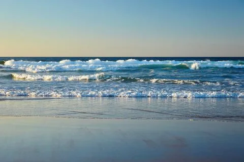 Waves on the coast 写真素材