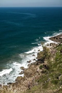 Waves on the coast Stock Photos